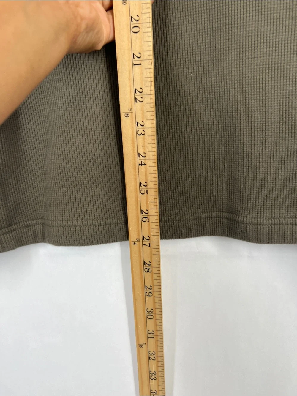 The North Face Men’s Waffle Hoodie Thyme Green Medium A7WS8